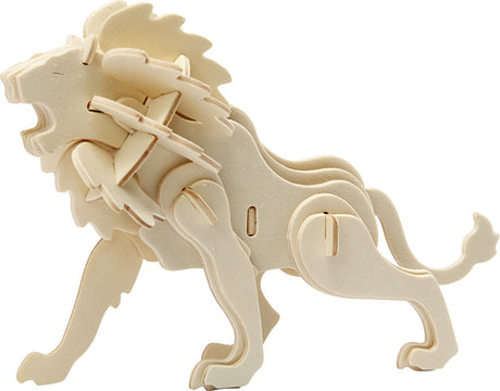 Creativ Company 3D-Puzzle, Löwe, Maße 18,5x7x7,3, 1 Stück