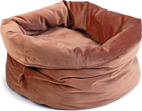 Entworfen von Lotte Fluco – Katzenkorb – Samt – Samt – Rosa – 45 x 45 x 35 cm, Einheitsgröße