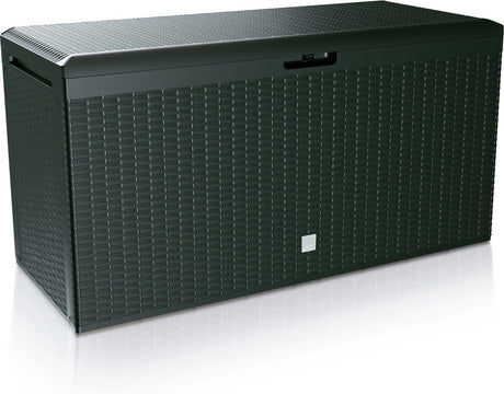 Prosperplast Aufbewahrungsbox – Anthrazit – Kunststoff – 290 Liter – 114 x 47 x 59 cm