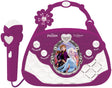 Lexibook Frozen Musical Speaker-Handtaschendesign mit Mikrofon, Sprachwechsler und Line-In-Kabel