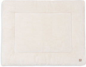 Jollein boxkleed baby - 75x95cm - cloudy rib - polyester - oatmeal