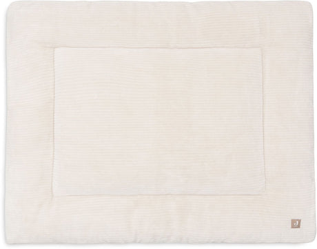 Jollein boxkleed baby - 75x95cm - cloudy rib - polyester - oatmeal