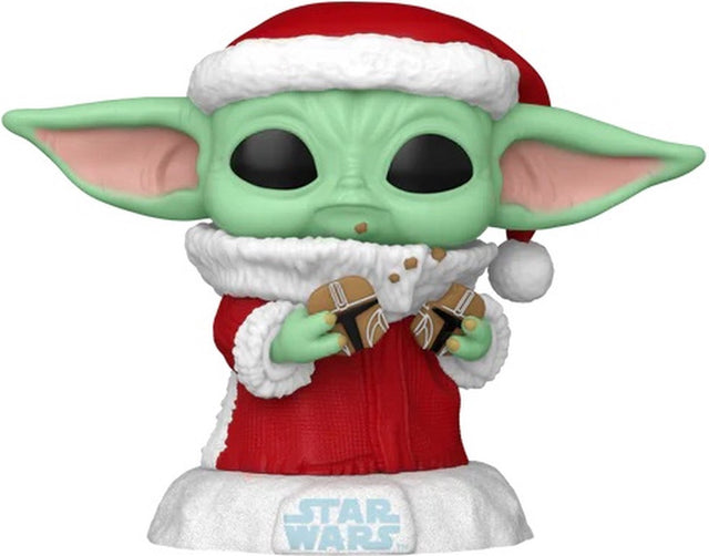 Funko Star Wars The Mandalorian – Grogu (Urlaub) Vinylfigur 747 Pop! mehrfarbig