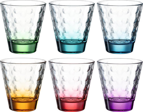 Leonardo Optikgläser sortiert 215ml - Set 6