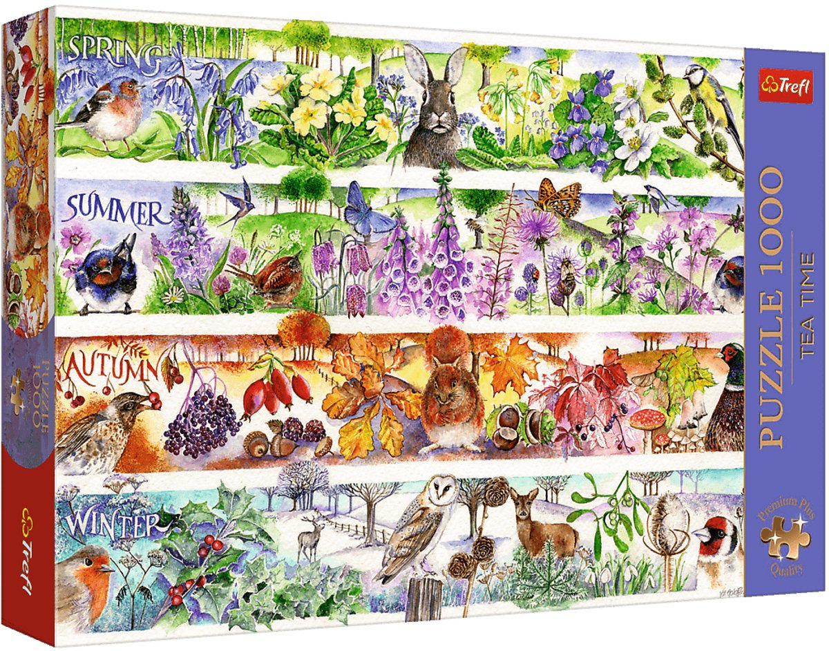 Trefl puzzel tea time four seasons - 1000 stukjes karton.