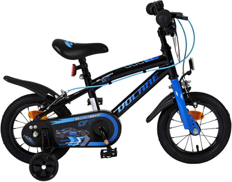 Volare Super GT Kinderfahrrad – Jungen – 12 Zoll – Blau – Zwei Handbremsen