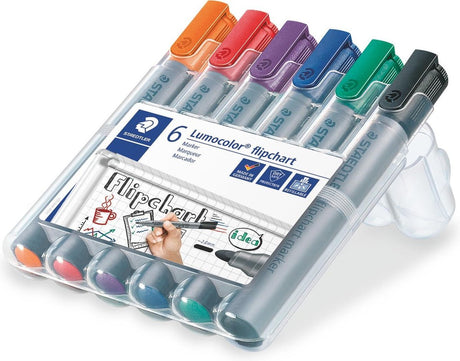 Staedtler lumocolor Flipchartmarker - Box 6 Stk