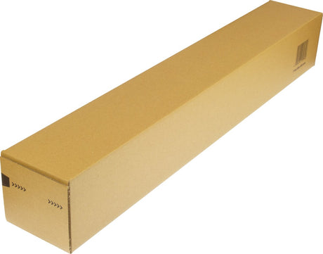 Raadhuis Versandrohr - 715x105x105mm - A1+ - quadratisch - braun - 10 Stück
