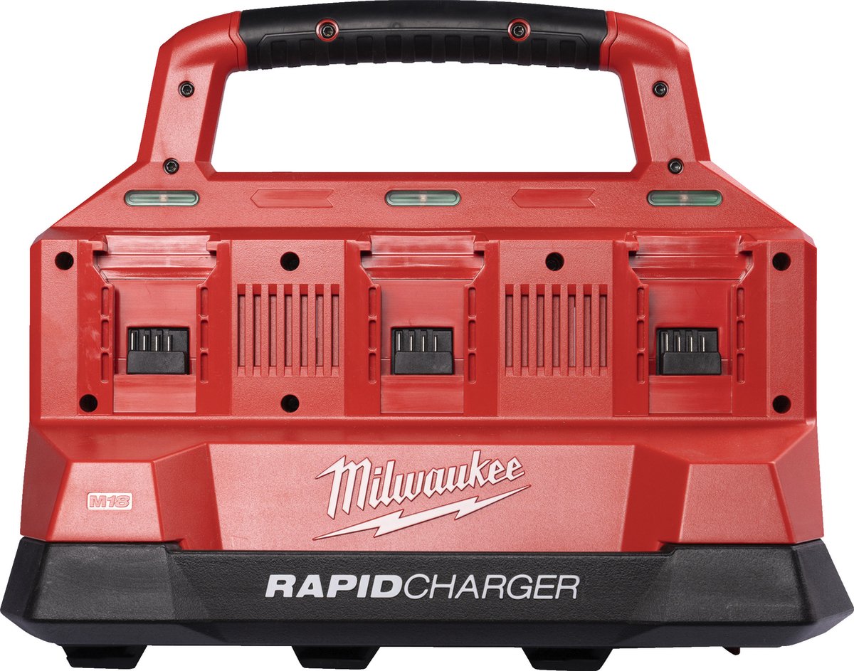 Milwaukee M18 PC6 Packout™ Dual-Bay-Schnellladegerät 18 V – 4932480162