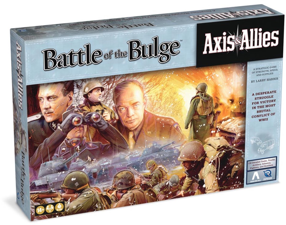 Renegade Game Studios Axis Allies Battle of the Bulge Brettspiel – Englisch
