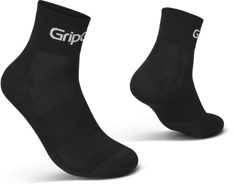 Gripgrab - ride low cut zomer fietssokken 1 paar korte coolmax sokken - unisex - zwart