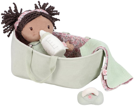 Little dutch babypop in mandje evi 25cm