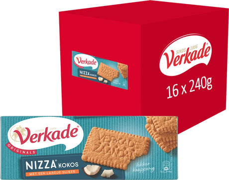 Verkade Nizza-Kokoskekse – 16 x 240 Gramm