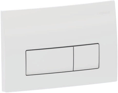 Geberit delta50 Bedienplatte - 2-Tasten-Spülung - Rechtecktasten - Zweimengenspülung - Alpinweiß