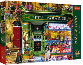 Trefl premium plus tea time pet's paradise legpuzzel - 1000 stukjes - vanaf 12 jaar