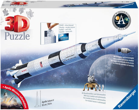 Ravensburger - 3D -Puzzle Apollo Saturn V 440st.
