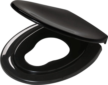 Tiger -Toilettensitz und Kindertoilettenbrille Tulsa Schwarz