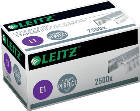 Leitz Heftklammern Silber 1 mm Stahl 2.500 Stück 10 Blatt