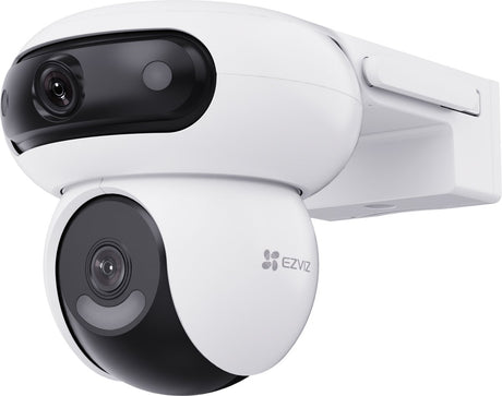 Ezviz h90 Dual 2K+ Outdoor-Überwachungskamera – 360° Schwenk-/Neigefunktion – Patrouillenmodus – aktive Verteidigung, Personenerkennung – Google-Assistent Alexa – KI-Tracking – keine monatlichen Kosten