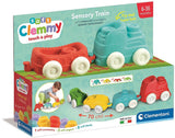 Clementoni Baby – Clemmy Sinneszug mit weichen Blöcken, 12 Stück.