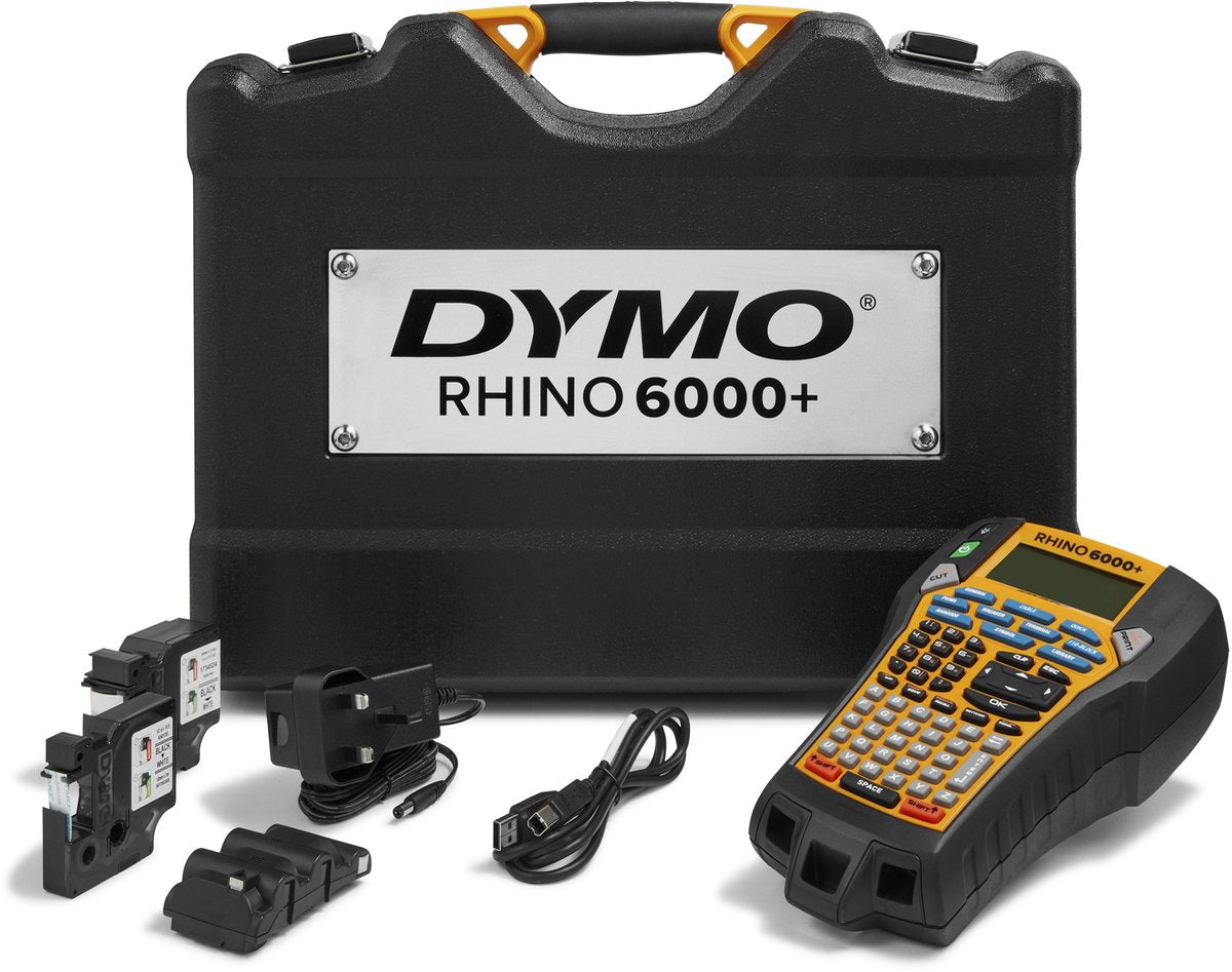 Dymo Rhino 6000ABC Case EU Etikettendrucker Thermodirekt Thermotransfer ABC (UK)