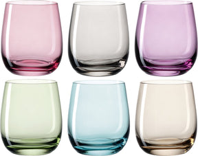 Leonardo sora drinkglas assorti 250 ml - set 6
