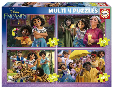 Educa - Puzzle - Disney Encanto - 4 Kinderpuzzles mit 50-150 Teilen