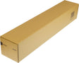 Raadhuis Versandrohr - 610x105x105mm - A1 - quadratisch - braun - 10 Stück