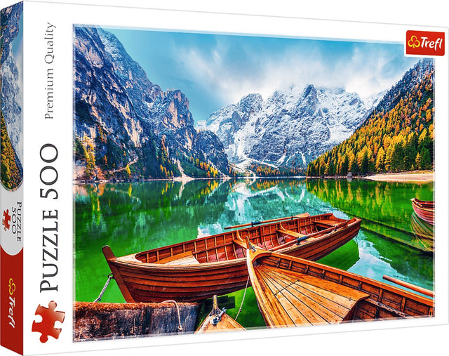 Trefl lake braies italië legpuzzel - 500 stukjes - vanaf 10 jaar