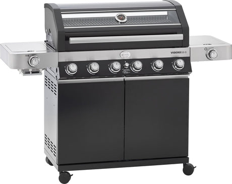 Rösle Grill – Grill Gas Videro G6-S Vario 30 mbar – Edelstahl – Schwarz