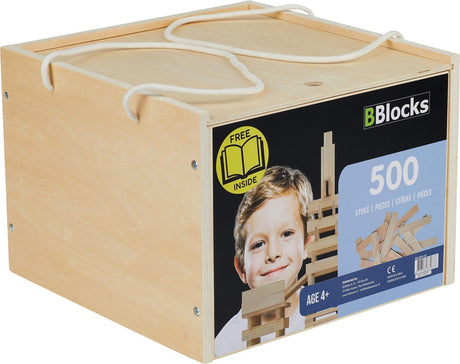 Bblocks Holzbretter in luxuriöser Holzkiste 500 Stück