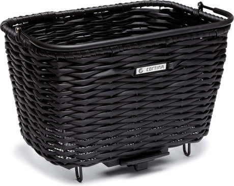 Cortina Korb Lyon (mik) 24l schwarz 34x24x22cm
