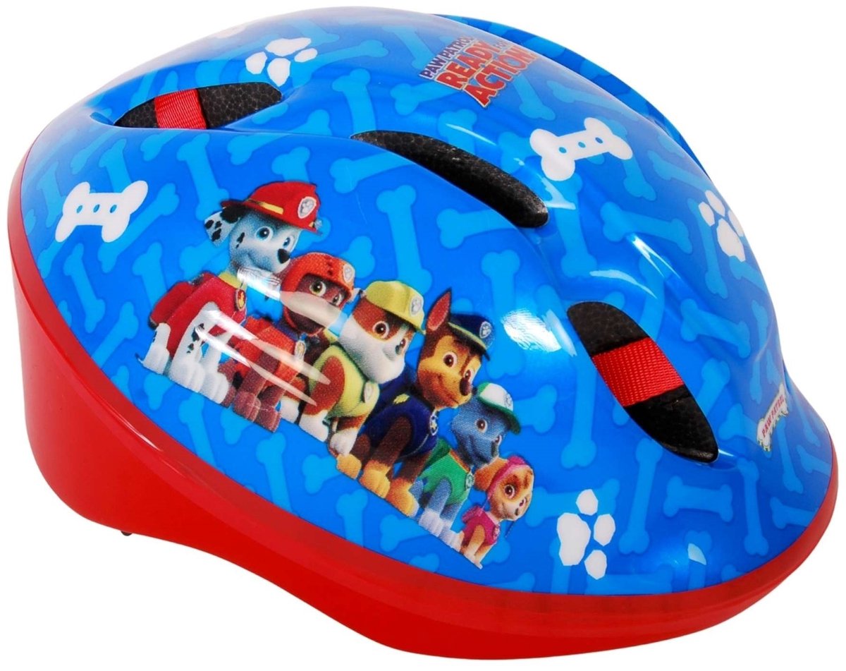 Volare paw patrol jongens fietshelm - blauw rood - 51-55 cm