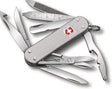 Victorinox Minichamp Alox Schweizer Taschenmesser – 15 Funktionen – Silber