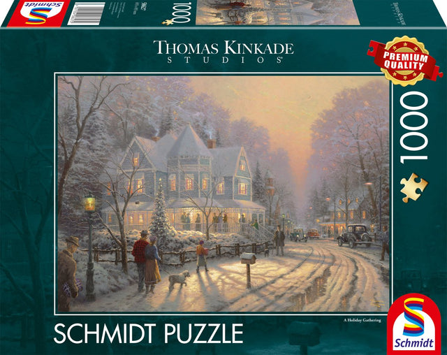 Schmidt - Puzzle - Festliche Weihnachten - Thomas Kinkade - 1000 Teile - Erwachsene - ab 12 Jahren