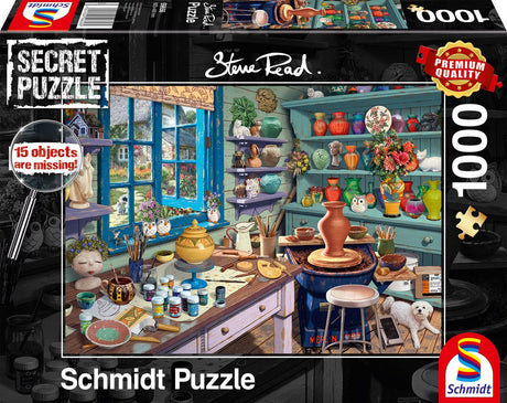 Schmidt - Puzzle - Künstleratelier - Steve Read - 1000 Teile - Erwachsene - ab 12 Jahren