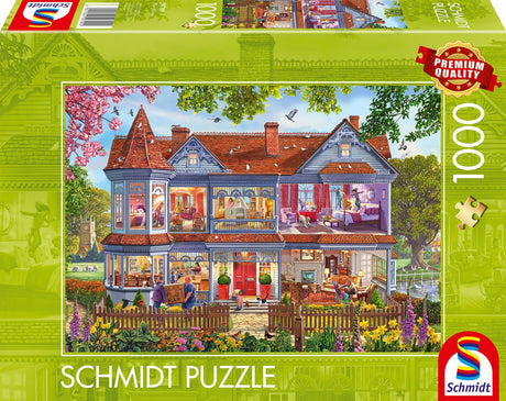 Schmidt - Puzzle - Haus im Frühling - 1000 Teile - Erwachsene - ab 12 Jahren