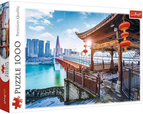Trefl Puzzle 1000 Teile – Chongqing China Puzzle für Erwachsene.