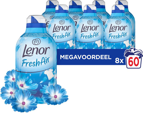 Lenor Fresh Air Weichspüler Morning Fresh – 8 x 60 Wäschen