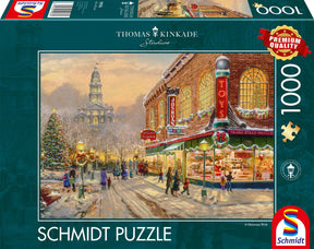 Schmidt – Puzzle – Ein Weihnachtswunsch – Thomas Kinkade Studios – 1000 Teile – Erwachsene – ab 12 Jahren