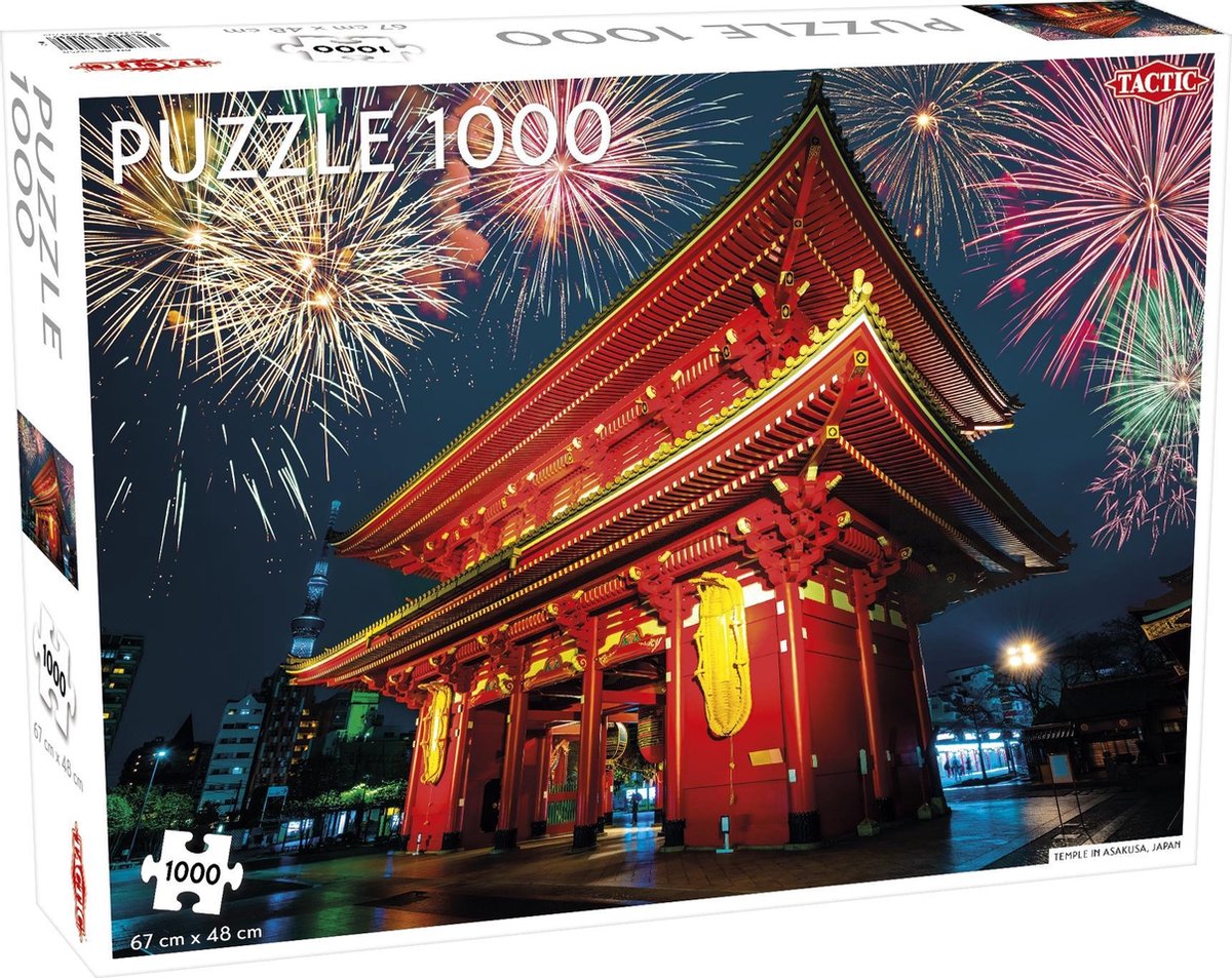 Taktikpuzzle Tempel in Asakusa, Japan 1000 Teile