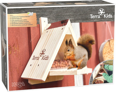 Haba Bausatz Eichhörnchen-Futterhaus Terra Kids – kreatives Spielzeug.