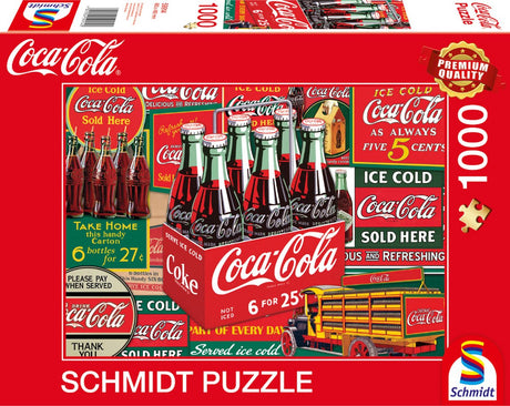 Schmidt Puzzle Coca Cola Classic - Puzzle 1000 Teile.