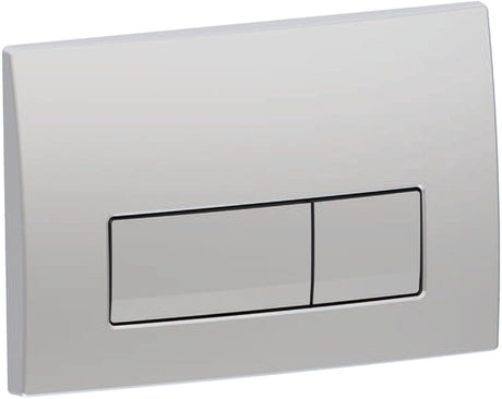 Geberit delta50 Bedienplatte - 2-Tasten-Unterputz - rechteckige Tasten - Chrom matt