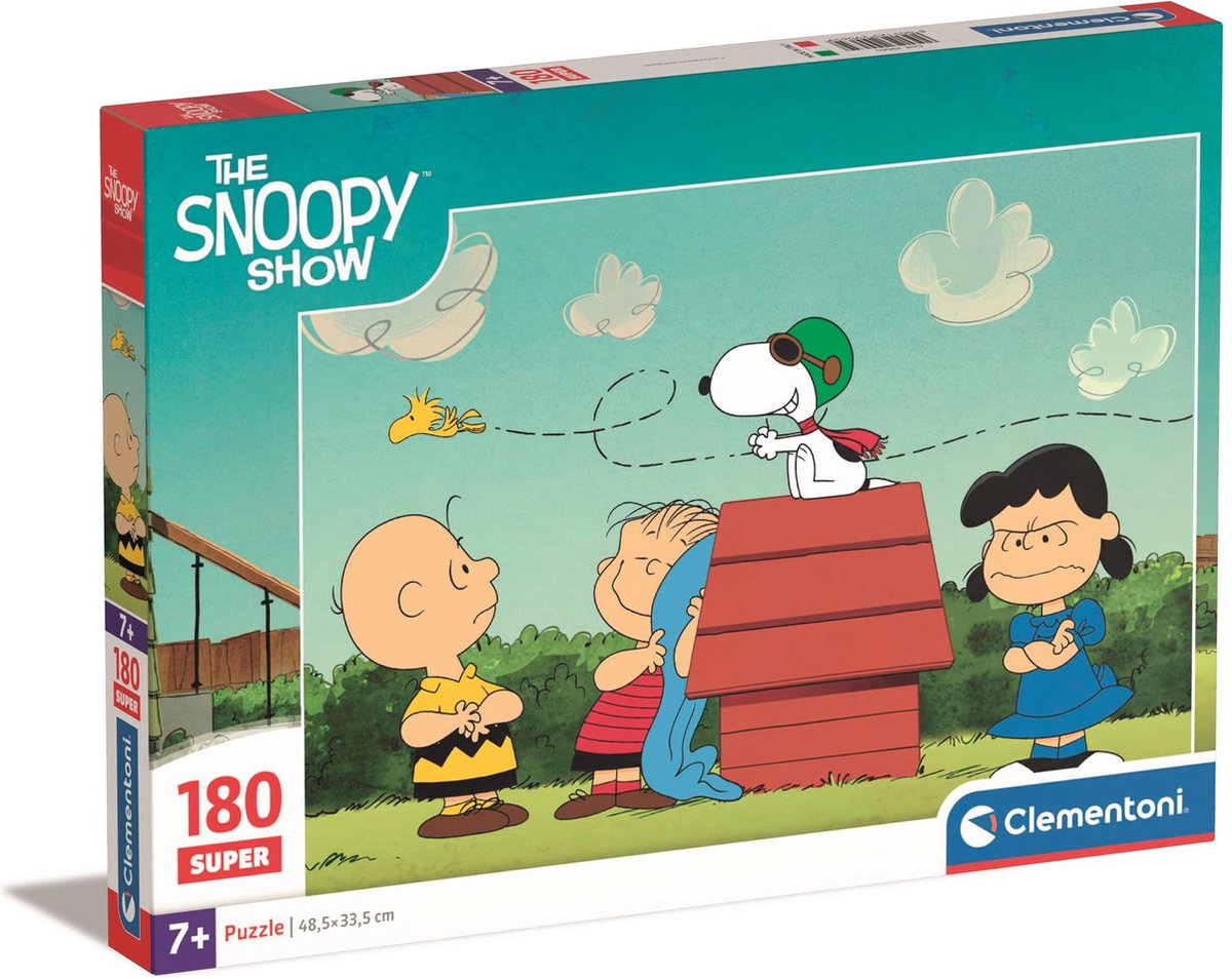 Clementoni Puzzle Erdnüsse Snoopy, 180 Teile.