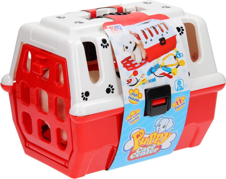 Lobbes-Spielzeug, zum Beispiel Hund im Reisekorb, Tierarzt-Spielset