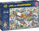 Jan van Haasteren Puzzle - Verkehrschaos, 3000 Teile.
