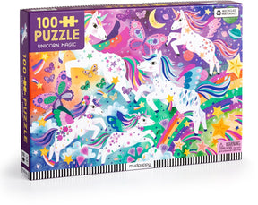 Mudpuppy unicorn magic 100 piece puzzle