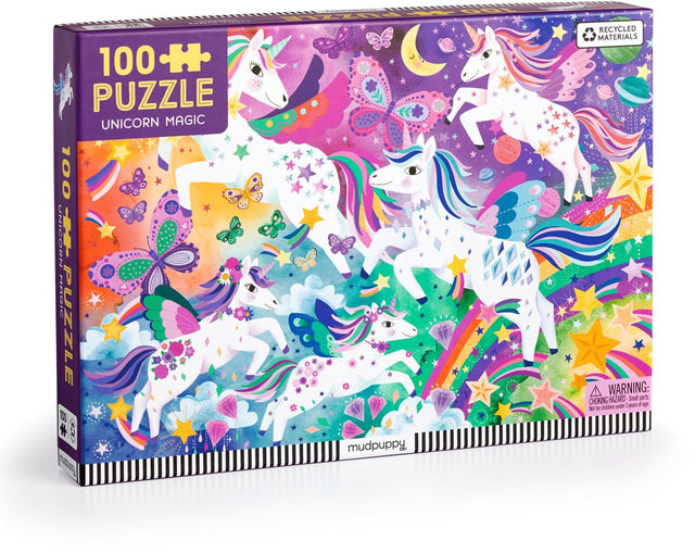 Mudpuppy unicorn magic 100 piece puzzle