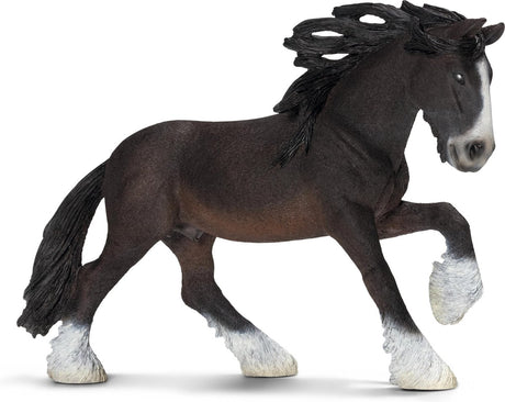 Schleich Farm World Shire Hengst – Spielfigur – Kinderspielzeug für Jungen und Mädchen – 3 bis 8 Jahre – 13734